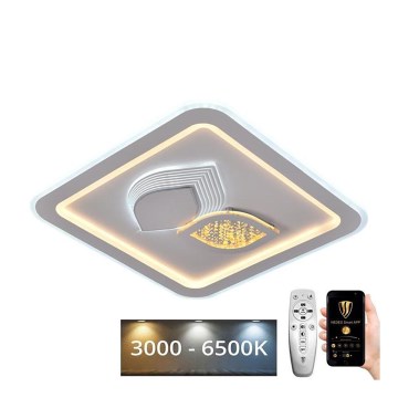 LED Димируем плафон LED/95W/230V 3000-6500K + дистанционно управление