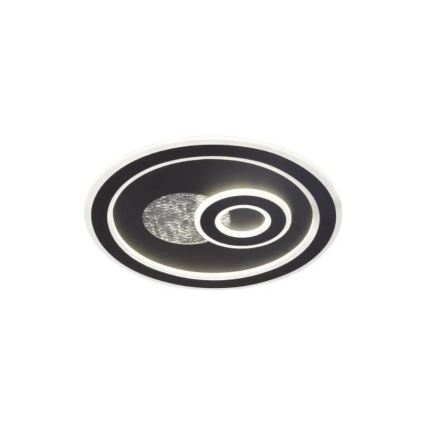 LED Димируем плафон LED/95W/230V 3000-6500K черен + дистанционно управление