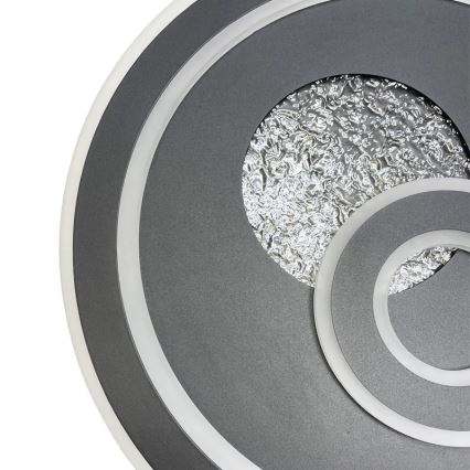 LED Димируем плафон LED/95W/230V 3000-6500K черен + дистанционно управление