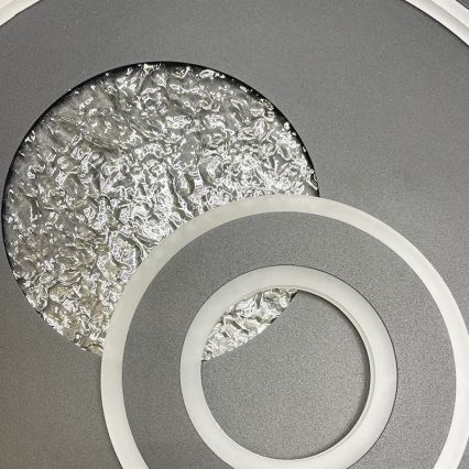 LED Димируем плафон LED/95W/230V 3000-6500K черен + дистанционно управление