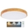 LED Димируем плафон LENA LED/60W/230V 3000-6500K дъб + дистанционно управление