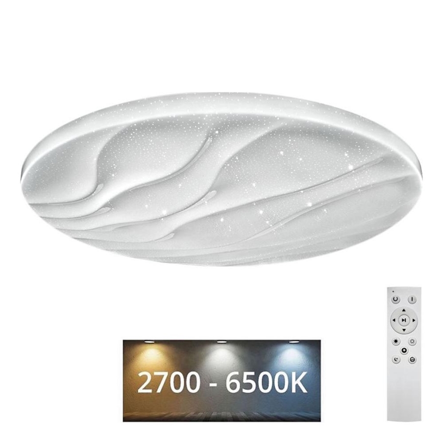 LED Димируем плафон LIKA LED/60W/230V 2700-6500K Ø 58 см + дистанционно управление