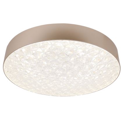 LED Димируем плафон LUXON LED/60W/230V 2800-6500K бежов + дистанционно