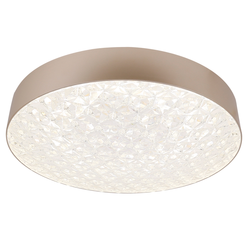 LED Димируем плафон LUXON LED/60W/230V 2800-6500K бежов + дистанционно