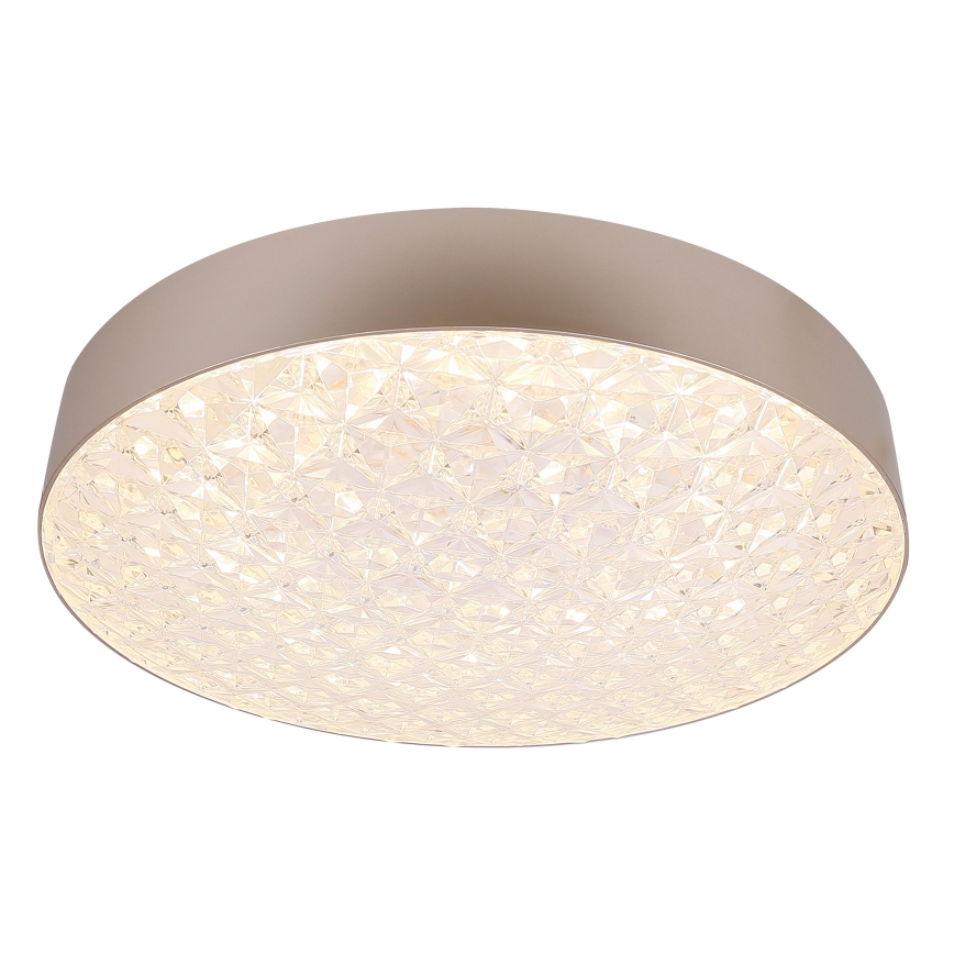 LED Димируем плафон LUXON LED/60W/230V 2800-6500K бежов + дистанционно