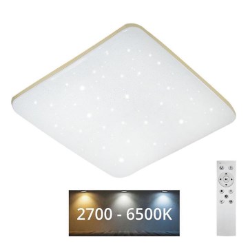 LED Димируем плафон MANA LED/60W/230V 2700-6500K 53x53 см + дистанционно управление