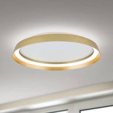 LED Димируем плафон MANTA LED/38W/230V 2700/3000/4000K Ø 45 см златист