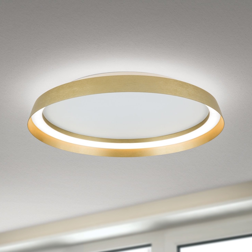 LED Димируем плафон MANTA LED/38W/230V 2700/3000/4000K Ø 45 см златист