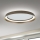 LED Димируем плафон MANTA LED/38W/230V 2700/3000/4000K Ø 45 см кафяв