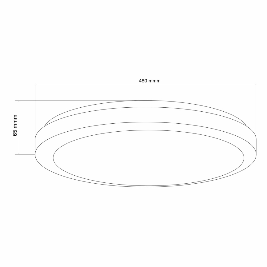 LED Димируем плафон за баня MARIAN LED/72W/230V Ø 48 см 3000-6000K IP44 + дистанционно управление