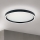 LED Димируем плафон MASCA LED/36W/230V 2700/3350/4000K Ø 40 cm черен