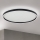 LED Димируем плафон MASCA LED/47W/230V 2700/3350/4000K Ø 60 cm черен