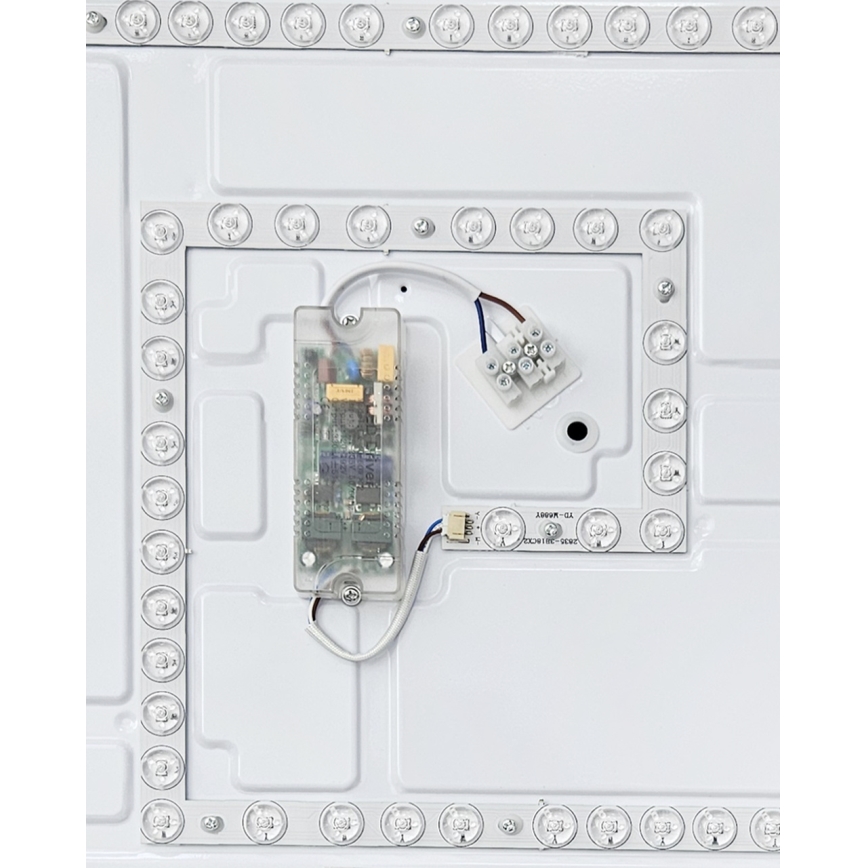 LED Димируем плафон NERIS LED/60W/230V 2700-6500K 53x53 см + дистанционно управление