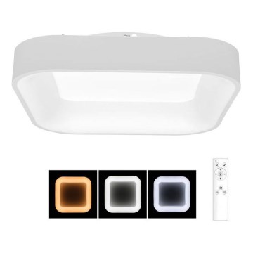 LED Димируем плафон NEST LED/40W/230V 3000-6500K бял + дистанционно