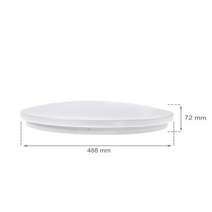 LED Димируем плафон NYMPHEA LED/36W/230V 2700-6500K Wi-Fi Tuya