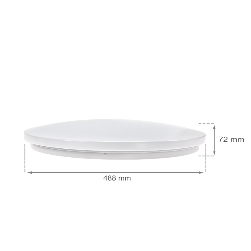 LED Димируем плафон NYMPHEA LED/36W/230V 2700-6500K Wi-Fi Tuya