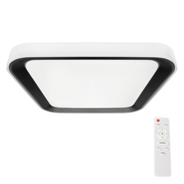 LED Димируем плафон QUADRO LED/38W/230V 3000-6000K бял/черен + дистанционно