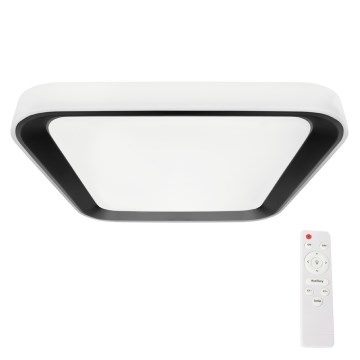 LED Димируем плафон QUADRO LED/66W/230V 3000-6000K бял/черен + дистанционно