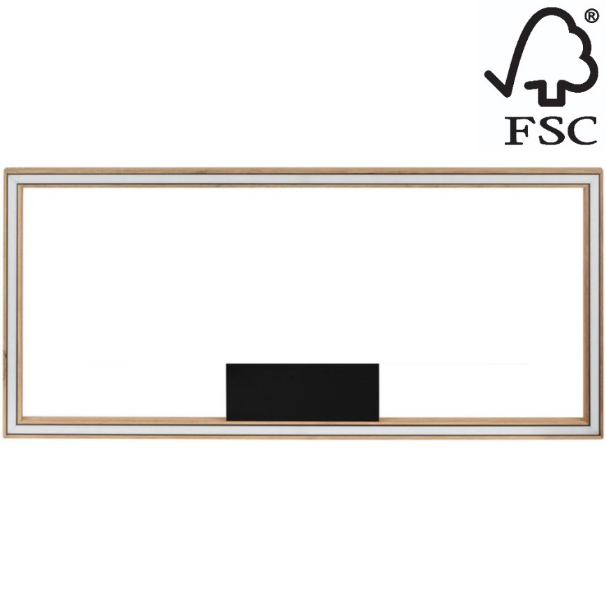 LED Димируем плафон RAMME LED/34W/230V дъб – FSC сертифицирано