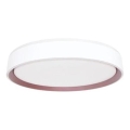 LED Димируем плафон с гласово управление OPAL LED/48W/230V 2700-6500K бял + дистанционно управление