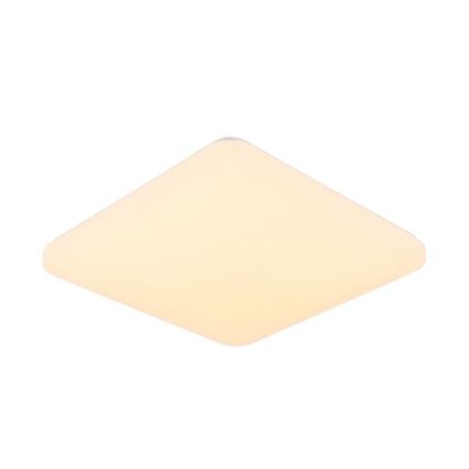 LED Димируем плафон с гласово управление OPAL LED/48W/230V 2700-6500K бял + дистанционно управление