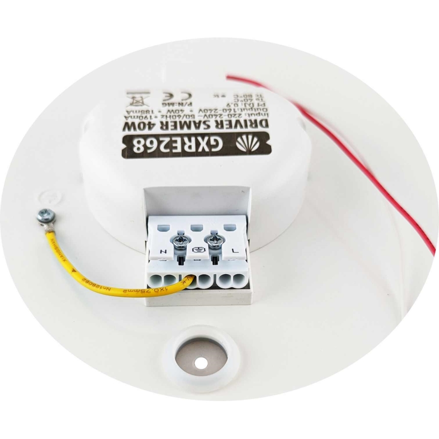 LED Димируем плафон SAMER LED/40W/230V 2900-6000K + дистанционно
