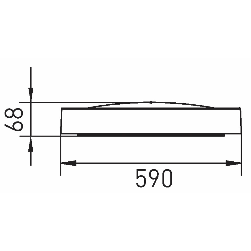 LED Димируем плафон SAMER LED/40W/230V 2900-6000K + дистанционно