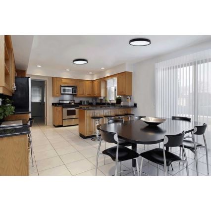 LED Димируем плафон SAMER LED/40W/230V 2900-6000K + дистанционно