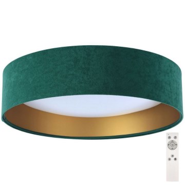 LED Димируем плафон SMART GALAXY LED/24W/230V зелен/златист 3000-6500K + дистанционно