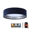 LED Димируем плафон SMART GALAXY LED/24W/230V Ø 45 см 2700-6500K Wi-Fi Tuya син/сребрист + дистанционно