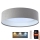 LED Димируем плафон SMART GALAXY LED/36W/230V Ø 55 см 2700-6500K Wi-Fi Tuya сив/бял + дистанционно