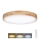LED Димируем плафон SOLID OAK LED/48W/230V 3000-6500K дъб Ø 39 см + дистанционно управление