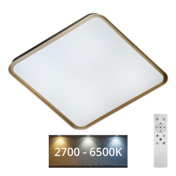 LED Димируем плафон UNA LED/60W/230V 2700-6500K 50x50 см + дистанционно управление