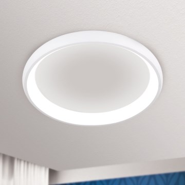 LED Димируем плафон VENUS LED/50W/230V Ø 61 см бял