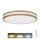 LED Димируем плафон WOODY LED/48W/230V 3000-6500K дъб Ø 38 см + дистанционно управление