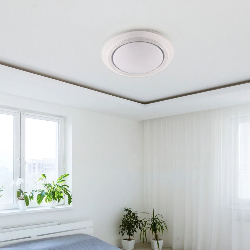 LED Димируем плафон за баня ADELA LED/72W/230V Ø 48 см 3000-6000K IP44 + дистанционно управление