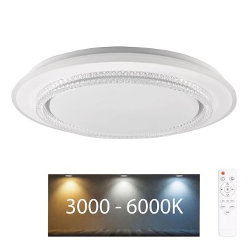 LED Димируем плафон за баня ADELA LED/72W/230V Ø 48 см 3000-6000K IP44 + дистанционно управление
