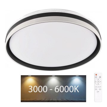 LED Димируем плафон за баня BARBARA LED/72W/230V Ø 48,5 см 3000-6000K IP44 + дистанционно управление