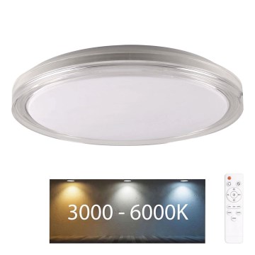 LED Димируем плафон за баня CASSANDRA LED/72W/230V Ø 49 см 3000-6000K IP44 + дистанционно управление