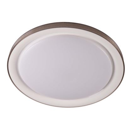 LED Димируем плафон за баня GRAŻYNA LED/48W/230V 3000-6000K Ø 41 см IP44 сив + дистанционно управление