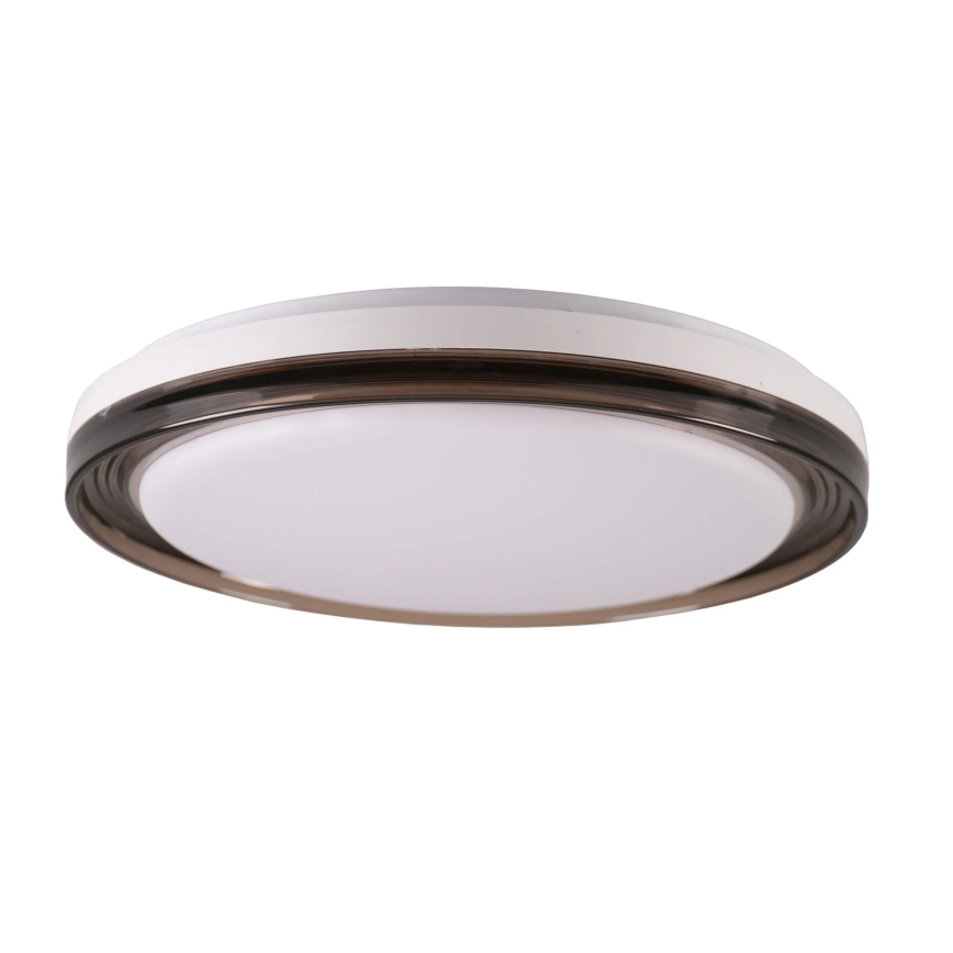 LED Димируем плафон за баня HALINA LED/48W/230V 3000-6000K Ø 38 см IP44 черен + дистанционно управление