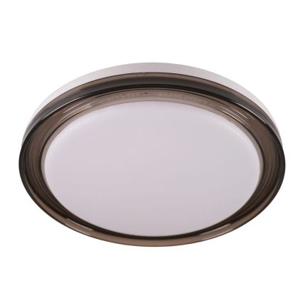 LED Димируем плафон за баня HALINA LED/48W/230V 3000-6000K Ø 38 см IP44 черен + дистанционно управление