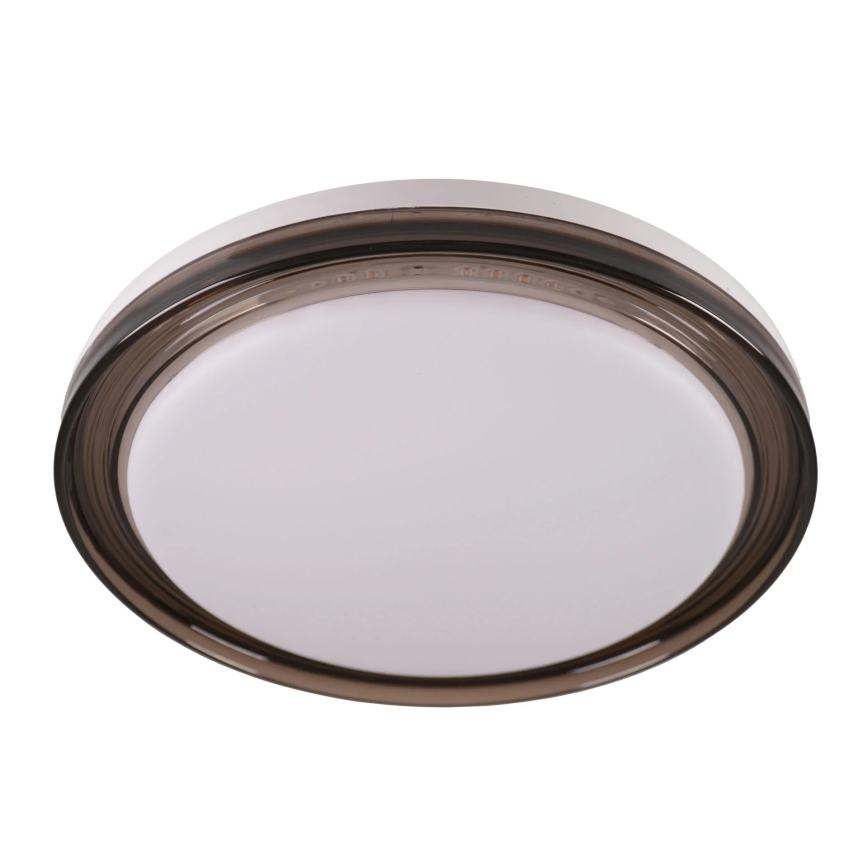 LED Димируем плафон за баня HALINA LED/48W/230V 3000-6000K Ø 38 см IP44 черен + дистанционно управление