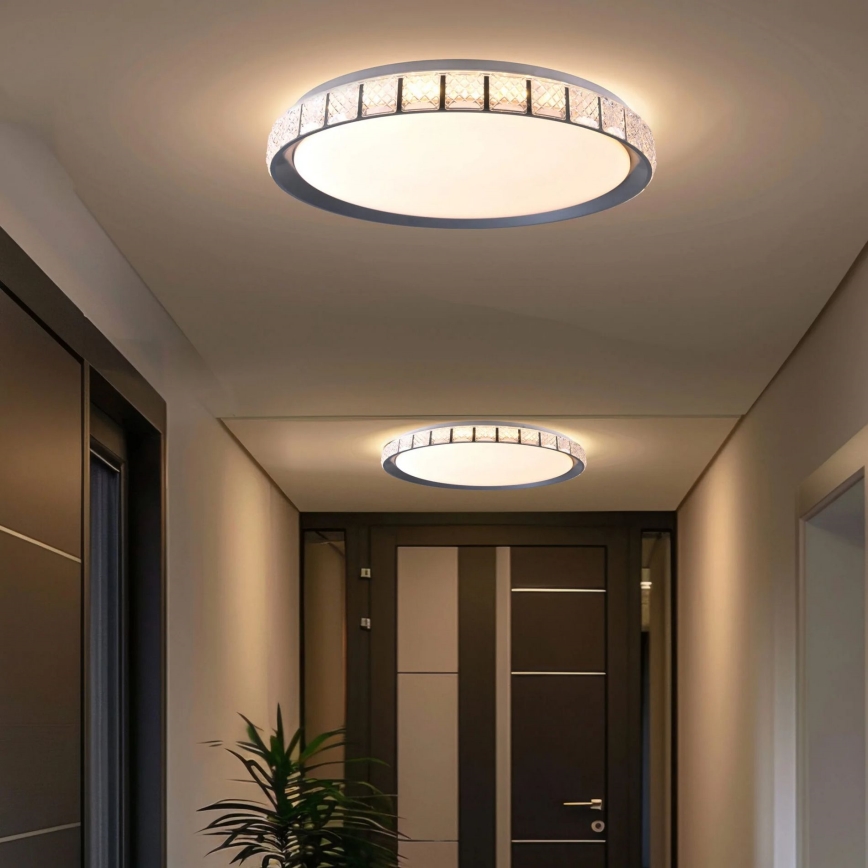 LED Димируем плафон за баня NINA LED/72W/230V Ø 49 см 3000-6000K IP44 + дистанционно управление