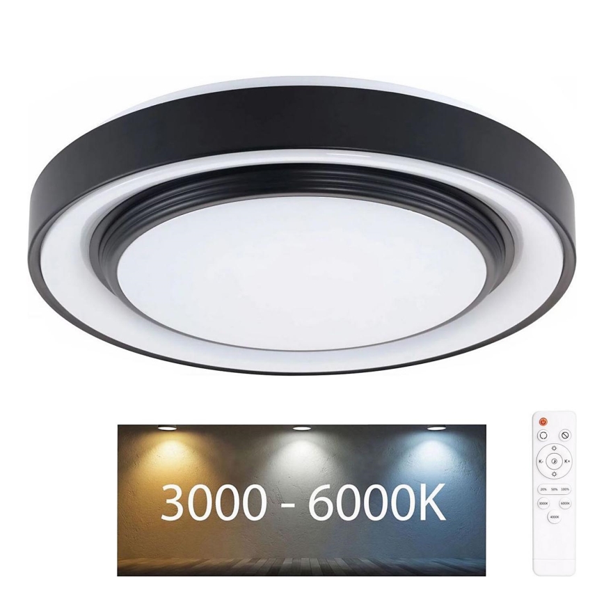 LED Димируем плафон за баня ZYGMUNT LED/72W/230V Ø 48,5 см 3000-6000K IP44 + дистанционно управление