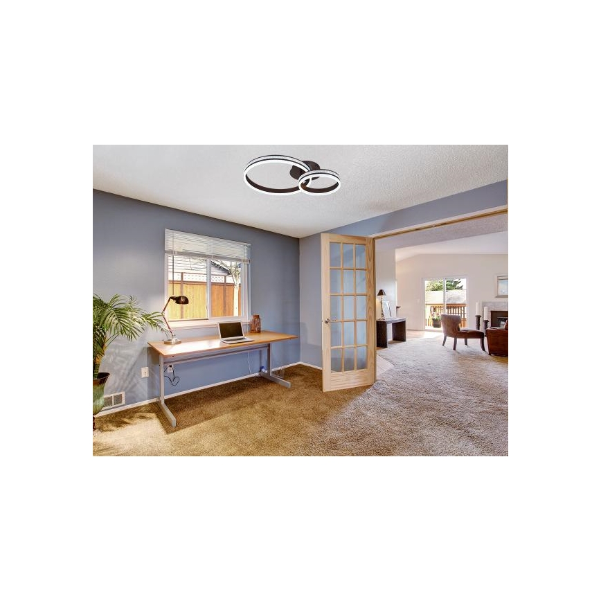 LED димируем плафон за повърхностен монтаж LED/110W/230V 3000-6500K + дистанционно управление