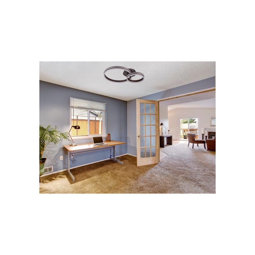 LED димируем плафон за повърхностен монтаж LED/110W/230V 3000-6500K + дистанционно управление