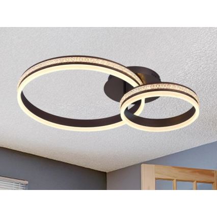 LED димируем плафон за повърхностен монтаж LED/110W/230V 3000-6500K + дистанционно управление