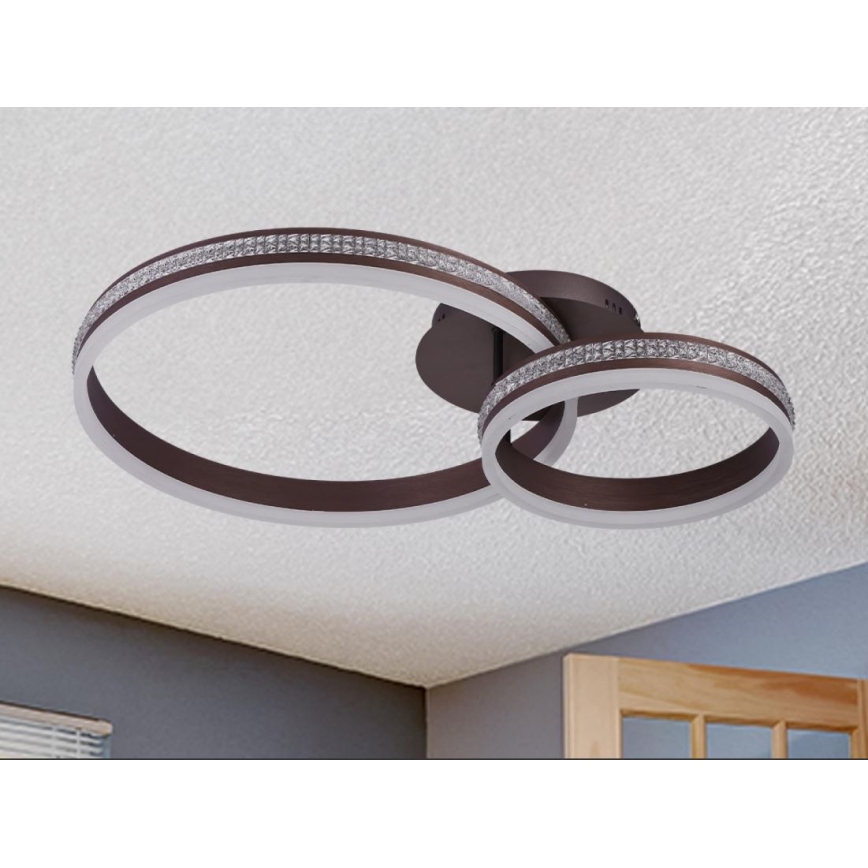 LED димируем плафон за повърхностен монтаж LED/110W/230V 3000-6500K + дистанционно управление