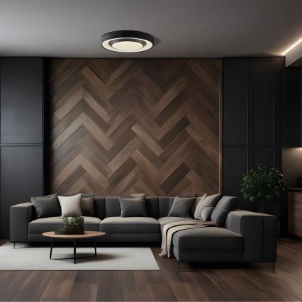 LED Димируем плафон за баня ZYGMUNT LED/72W/230V Ø 48,5 см 3000-6000K IP44 + дистанционно управление